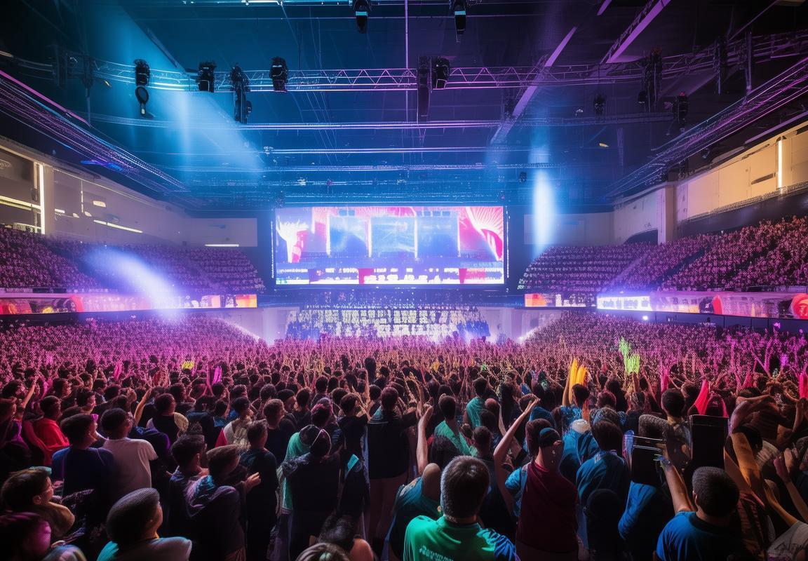 上海体育馆LPL战队登场引爆电竞氛围，粉丝应援燃爆全场沸腾